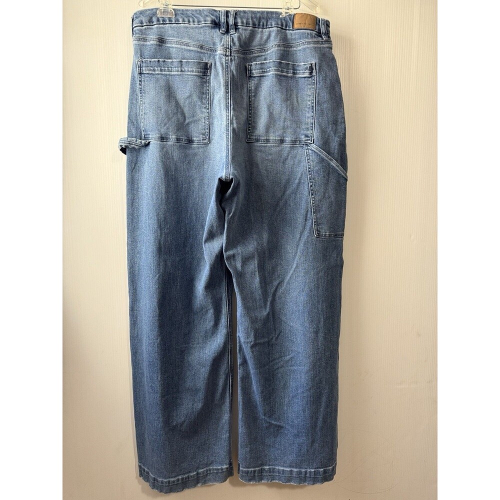 American Eagle Outfitters Light Blue Wide Leg Jeans - Picture 2 of 15